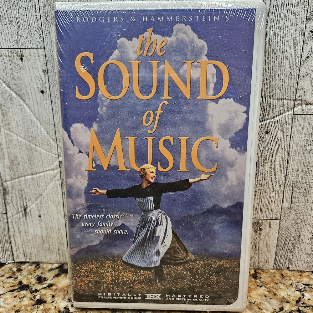 The Sound of Music VHS Clamshell Julie Andrews Clamshell New Sealed